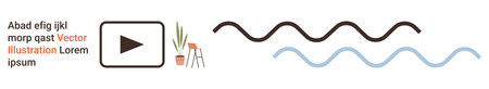Media playback, content creation, digital design, abstract layouts, home decor, minimalism. A play...