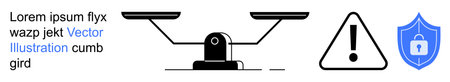 Legal concepts, risk management, security awareness, compliance, decision-making, data safety. Black...