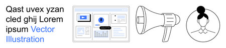 Digital marketing, online content, data visualization, audience targeting, communication, user...