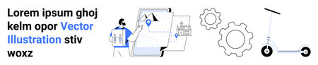 Transportation, delivery services, digital tools, urban mobility, smart cities, and navigation....