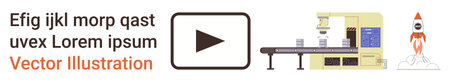 Industrial automation, startup innovation, workspace design, assembly line, product launch, control...