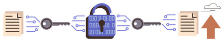 Cybersecurity, data protection, cloud storage, encryption, information security, secure file...