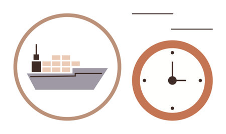 Global trade, shipping schedules, freight timing, inventory management, international logistics,...
