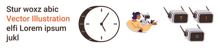 Time management, digital innovation, communication, workflow automation, wireless solutions, network...