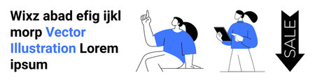 Business brainstorming, teamwork, learning, marketing, sales, communication. Two people, one...
