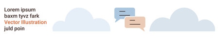 Online communication, digital messaging, cloud computing, internet chat, virtual interaction,...