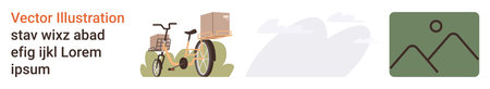 Sustainable transportation, eco-friendly logistics, delivery services, shipping, e-commerce...