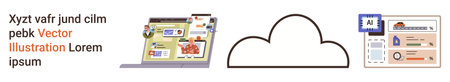 Cloud computing, digital collaboration, online storage, technology systems, data sharing, digital...