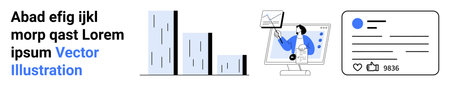 Data analysis, social media marketing, business growth, analytics visualization, user engagement,...