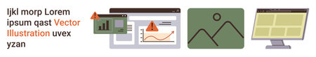 Data analysis, business insights, web interface design, alert notifications, digital media, online...