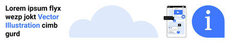 Cloud computing, digital storage, technology information, app visualization, online services, data...