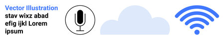 Audio streaming, cloud computing, data storage, wireless communication, internet technology, digital...