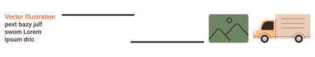 Delivery services, logistics, transportation, e-commerce, packaging, minimalist graphics. Cargo...