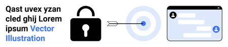 Cybersecurity, online privacy, data security, targeted marketing, digital communication, safe...