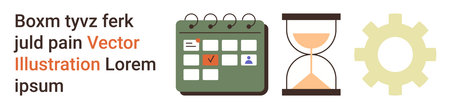 Time management, productivity, workflow, deadlines, planning, task scheduling. Calendar with a...