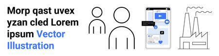 Social interaction, digital communication, technology use, industry operations, mobile apps,...