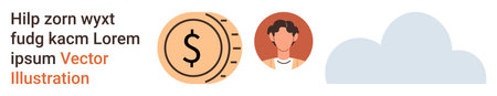 Money management, profile settings, cloud storage, financial identity, online economy, digital...