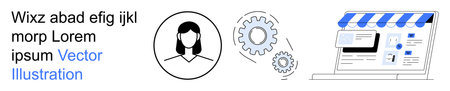 Identity verification, e-commerce, online business, website management, digital tools, user...