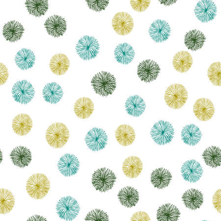 Seamless pattern with abstract floral structures and elements. Vector original illustrationの写真素材