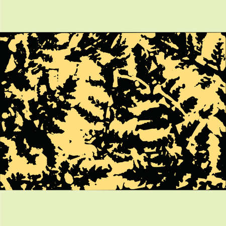 Vector abstract background with fern leaves. Vector illustrationのイラスト素材