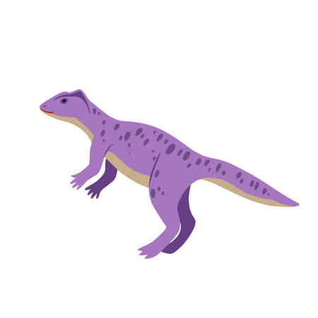 Cute cartoon doodle yinlong, isolated on white background. Vector illustrationのイラスト素材