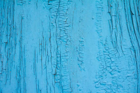 Blue grunge texture background with old cracked paint. High quality photoの写真素材