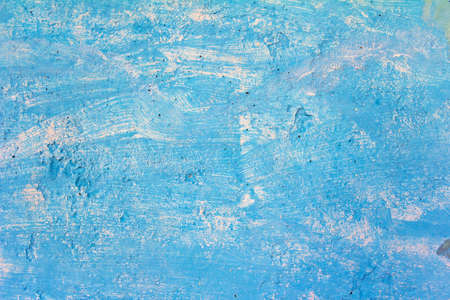 Rough blue abstract grunge vintage texture with paint strokes on aged old wall. High quality photoの写真素材