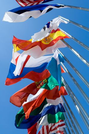 International Flagsの写真素材