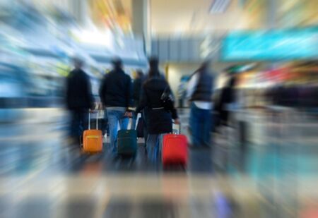 People at the Airportの写真素材