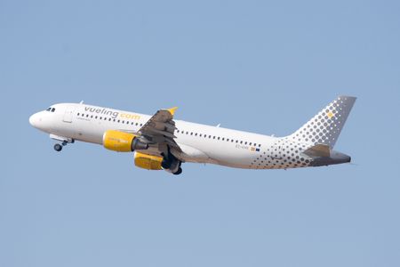 VALENCIA, SPAIN - JUNE 27: Vueling Airlines will start its new direct route from Edinburgh to...