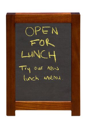 Open for Lunch Signの写真素材