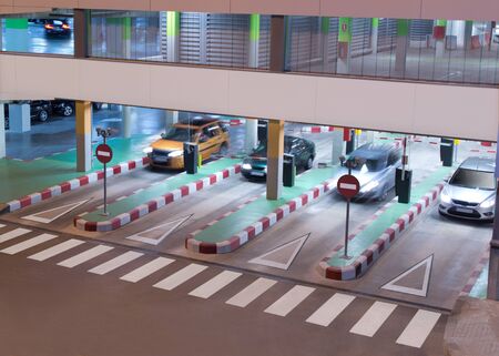 Parking Garage at the Airportのeditorial素材