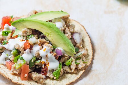 Vegetarian Vegan Soy Protein Ceviche, Mexican Veggie Cuisineの写真素材