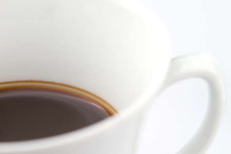Close up of cup of coffee