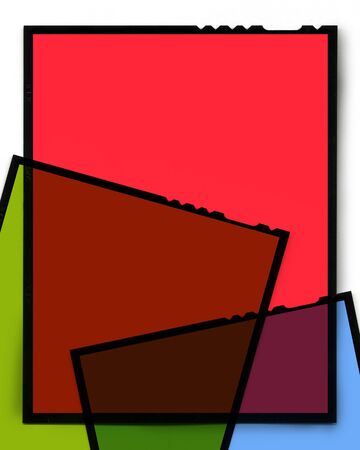 4x5 Inch Sheets Film, Large Formatの写真素材