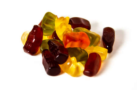 Gummy candies of different flavorsの写真素材