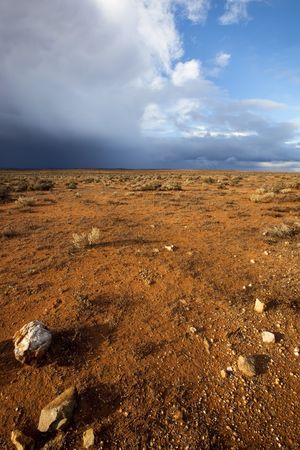 Storm brewing in the Australian outback.  Western New South Wales.