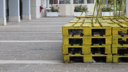 recycling in the cityの写真素材