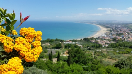 viewpoint of Vasto, Abruzzoの写真素材