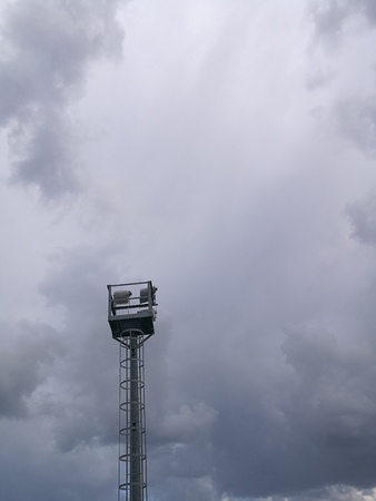sports field lightingの写真素材