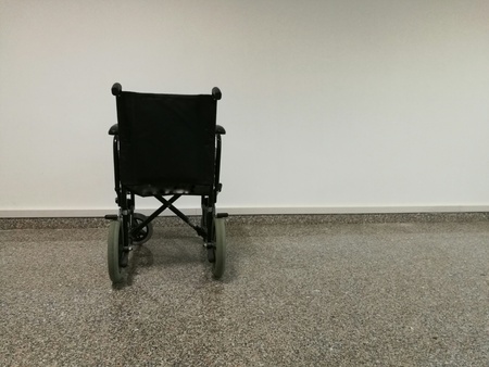 wheelchairs for the disabledの写真素材