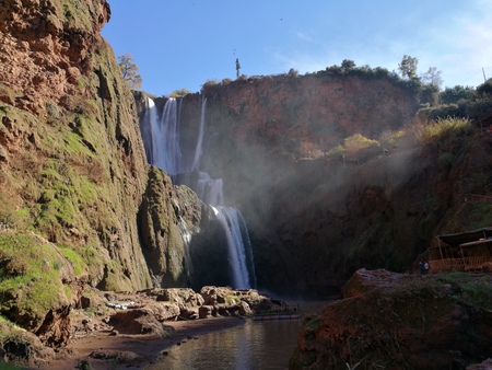 hike to the waterfalls dell'ouzoudの写真素材