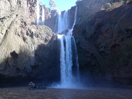 hike to the waterfalls dell'ouzoudの写真素材