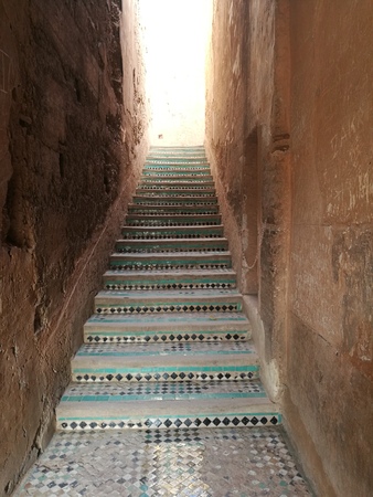 el badi palace in marrakeshのeditorial素材