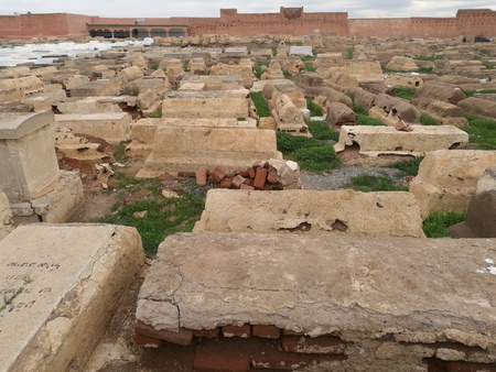 Jewish cemetery in Marrakechのeditorial素材