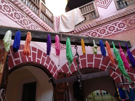 dyers' souk in Marrakech