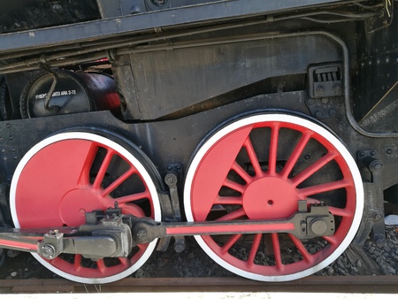 old steam locomotiveの写真素材