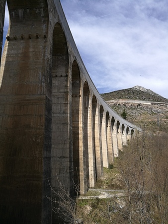 railway bridgeの写真素材