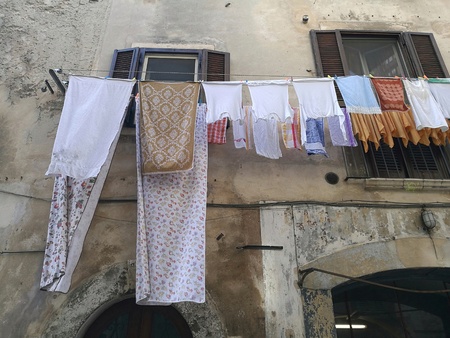 washing to dry
