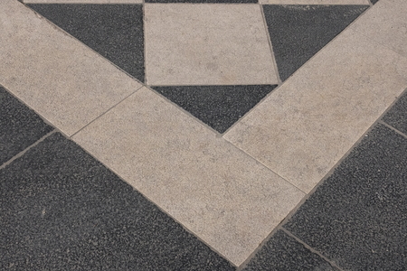 Checkered floor in Pescaraの写真素材